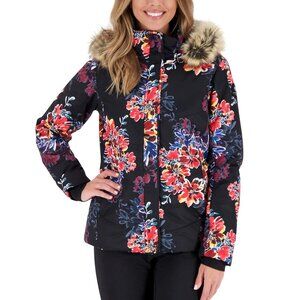 Obermeyer Tuscany II Size 6 Snow Ski Jacket Floral NWOT Boom Blooms